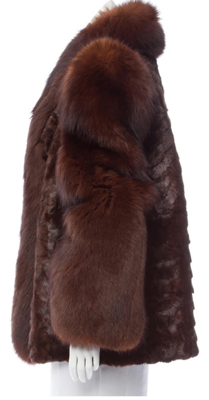 Authentic fur coat.